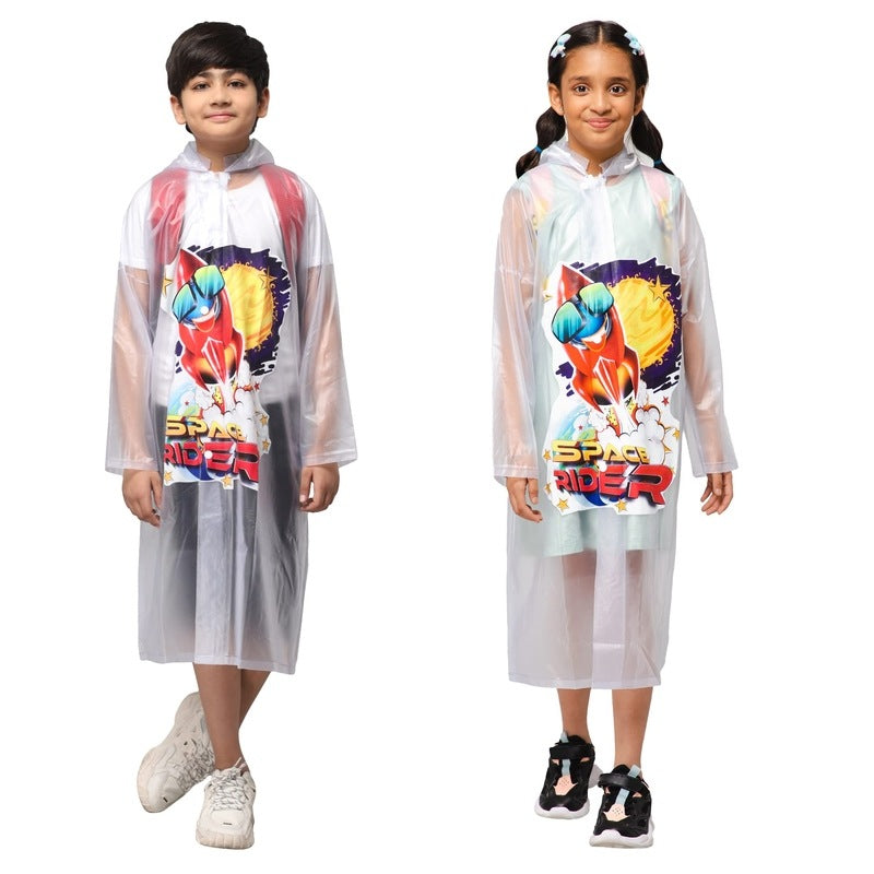 Clownfish Toon Caper Series Longcoat - Keep kids dry during activities