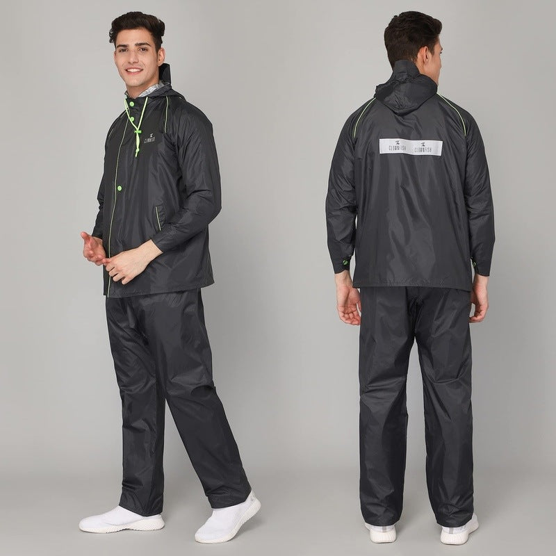 Clownfish rain coat - Riding motorcycle in rain