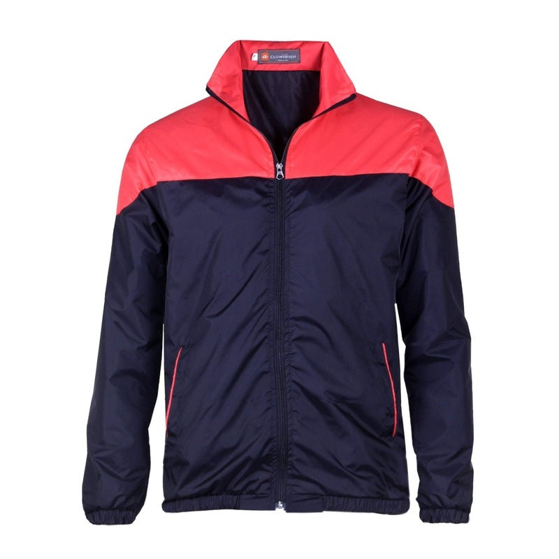 Clownfish Men's Activewear Jacket - Stand Collar Design