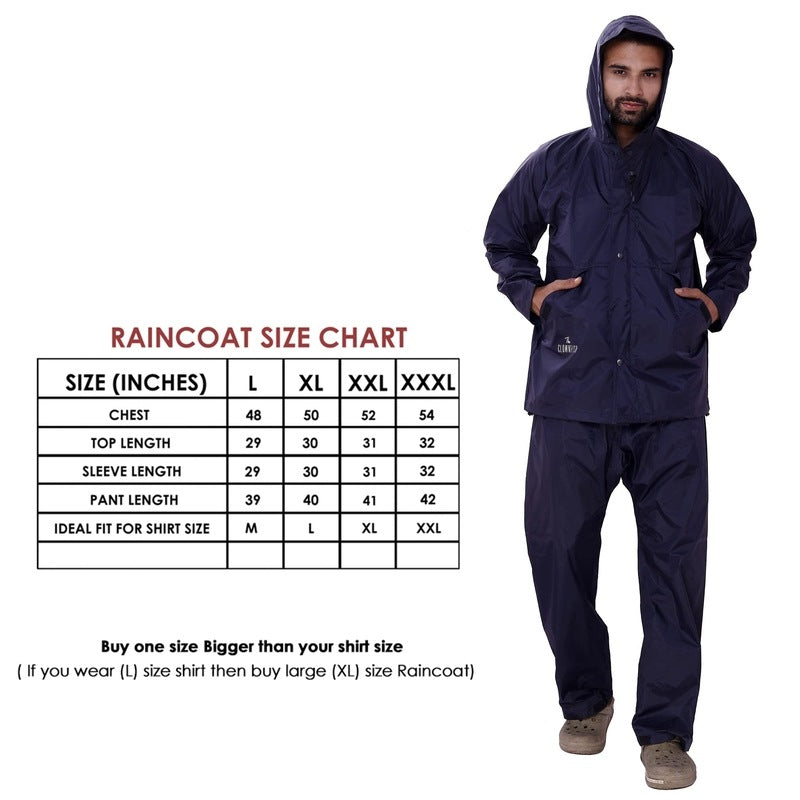 THE CLOWNFISH Bluford Rain Coat - stylish rainwear for men