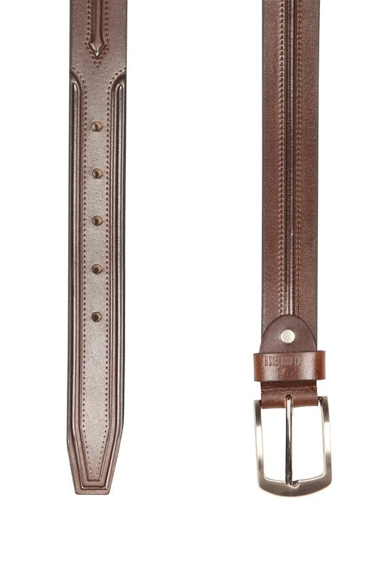 Clownfish adjustable leather belt - comfort for all-day wear