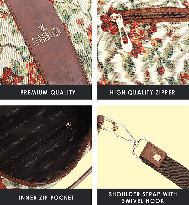 Elsie Series Tapestry Crossbody Sling Bag