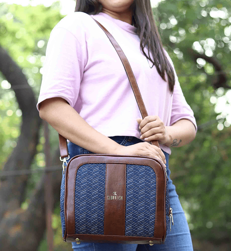 Elsie Series Tapestry Crossbody Sling Bag