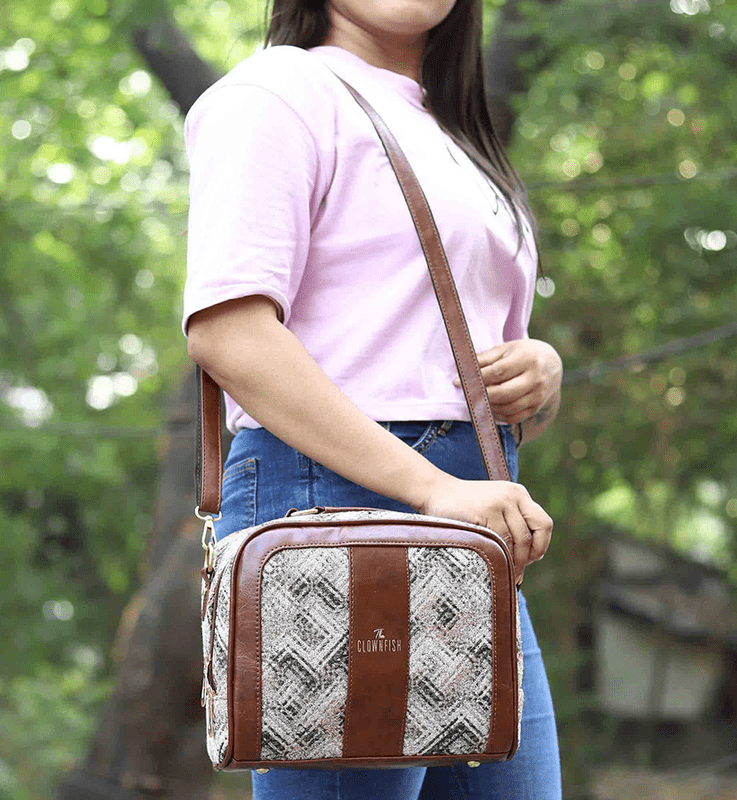 Elsie Series Tapestry Crossbody Sling Bag