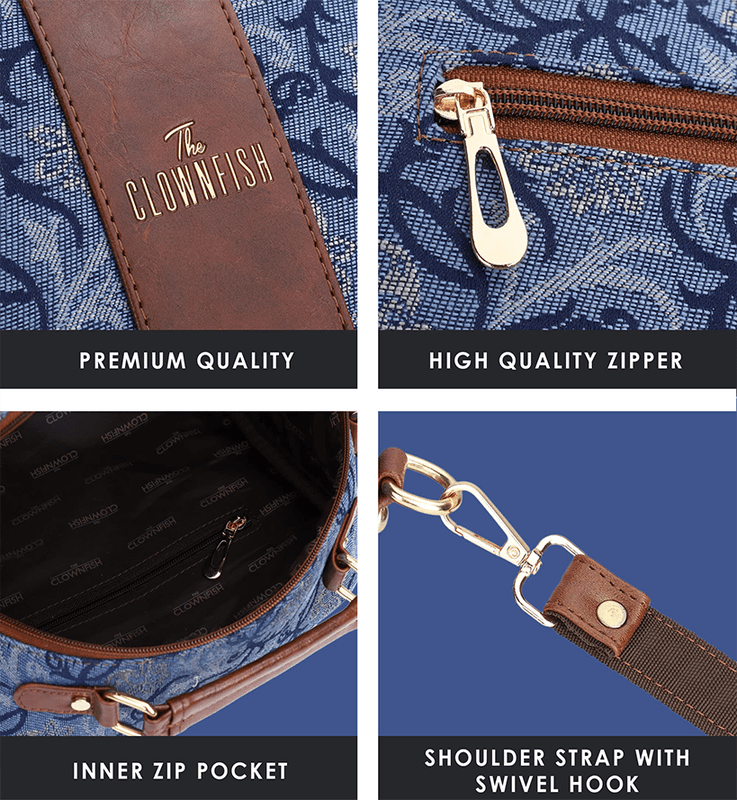 Elsie Series Tapestry Crossbody Sling Bag