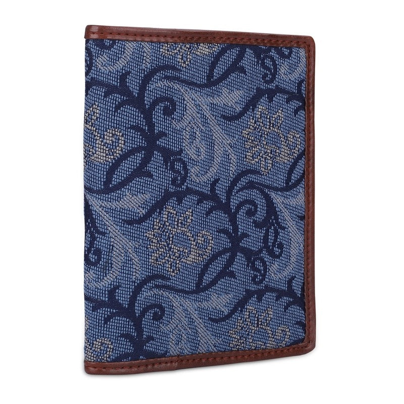 Clownfish Denim Blue Passport Wallet - Secure document holder
