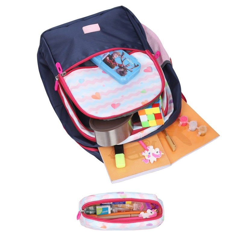 Clownfish Light Pink School Backpack - For Daily Use