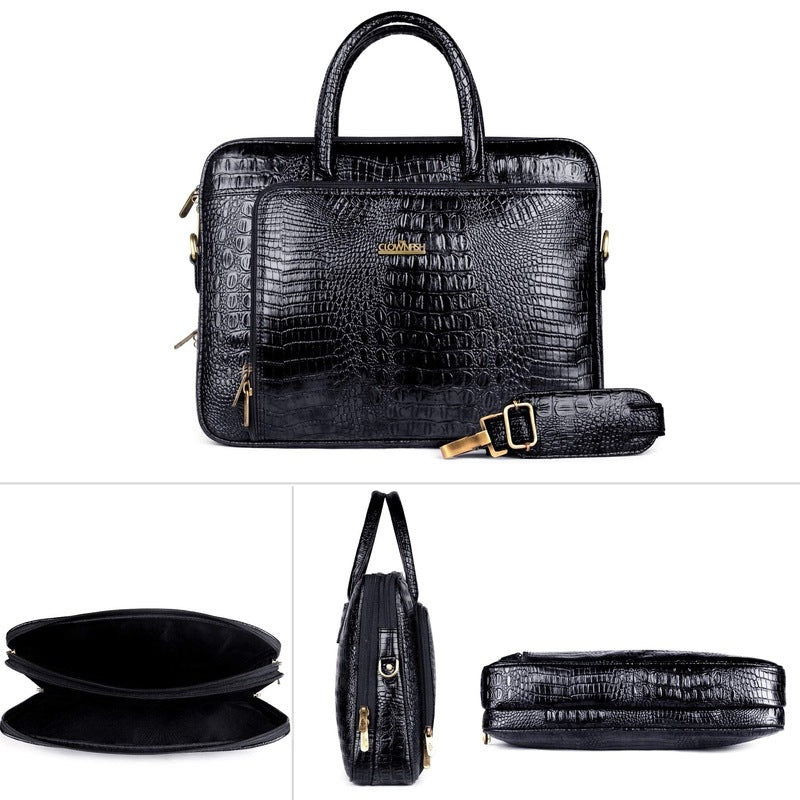 Clownfish Crocodilan Laptop Briefcase - Stylish Commuting