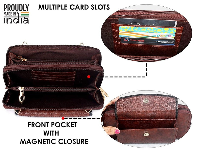 Clownfish Dark Brown Wallet - Office Style