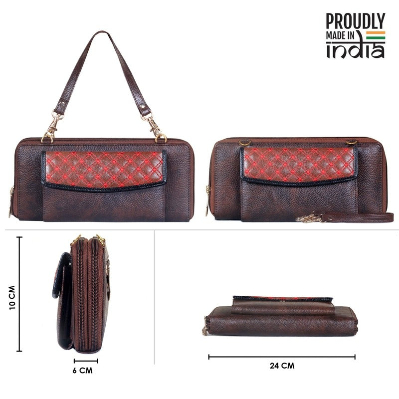 Clownfish diamond womens wallet - daily travel
