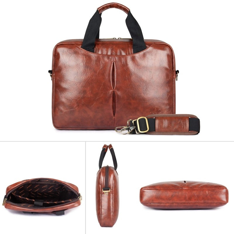 Clownfish laptop bag - shown with laptop inside