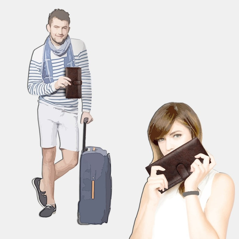 Clownfish passport holder - Unisex travel accessory