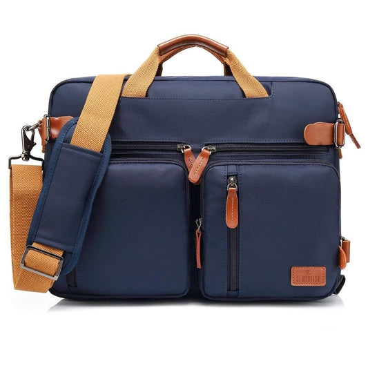 Clownfish Messenger Bag - organized workspace