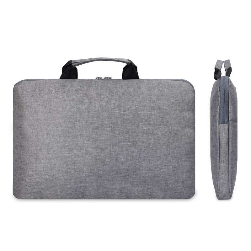 THE CLOWNFISH Rex Series Polyester Unisex 15.6 Inch Laptop Bag Tablet Case With Comfortable Carry Handles (Grey)