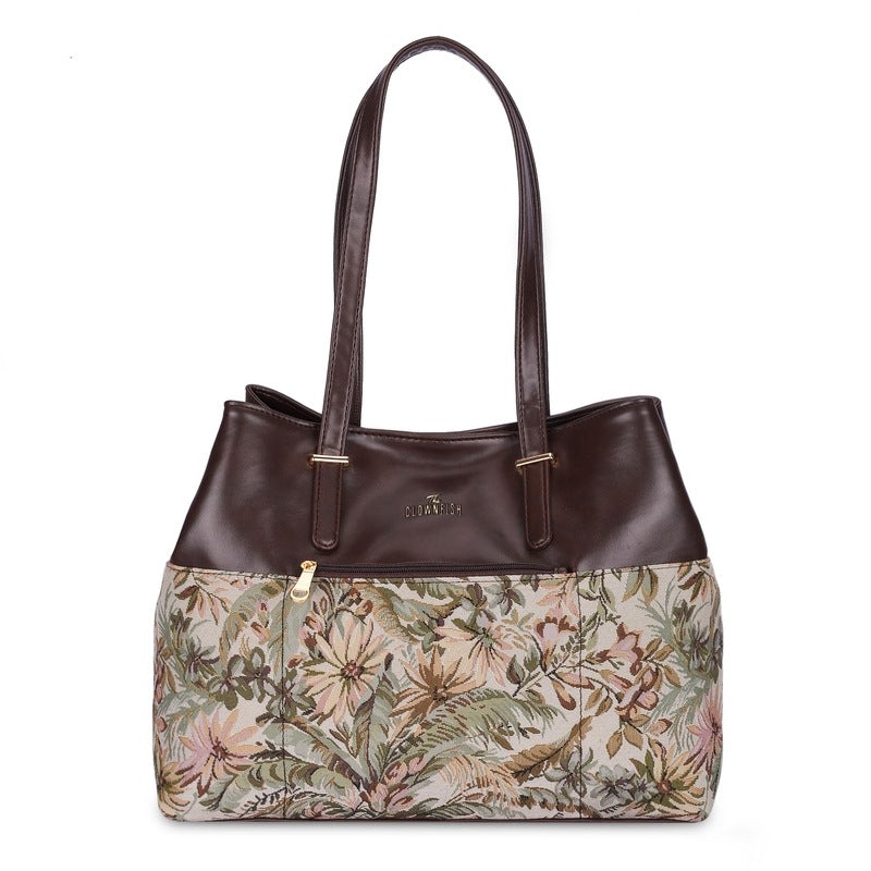 Clownfish Brunette Handbag - Compact Tote