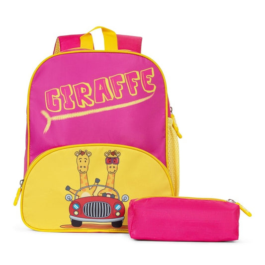 CLOWNFISH Mini Explorer Series - Fun Giraffe Pattern Backpack