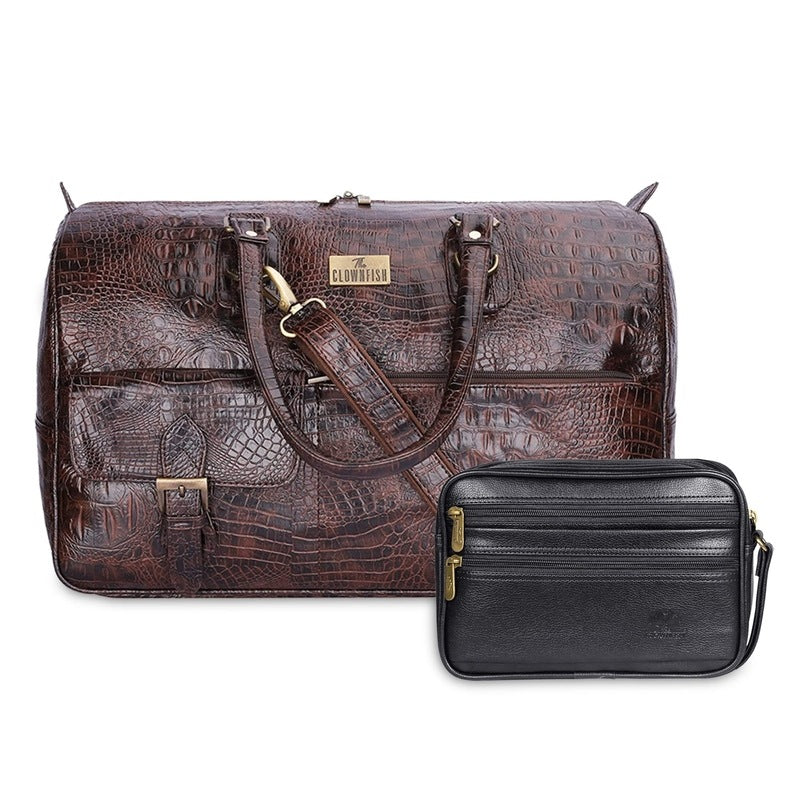 Clownfish crocodile faux leather bag - Durable and stylish