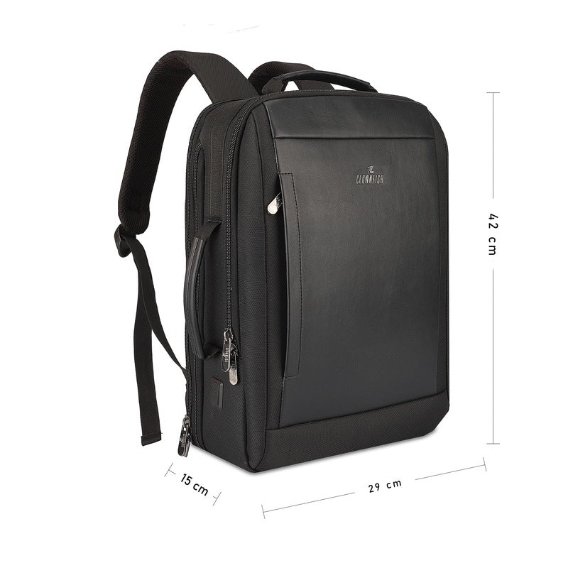 Clownfish Black Laptop Bag - Professional Use
