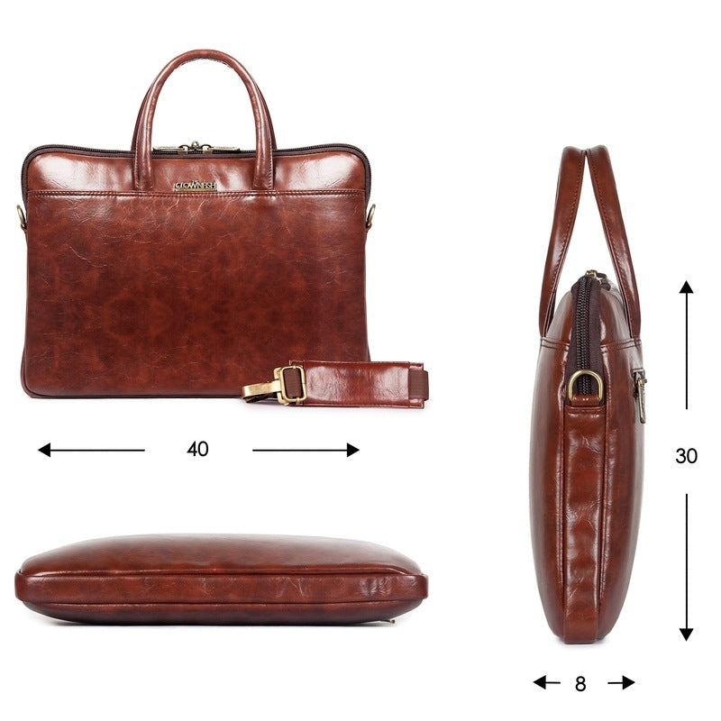 Clownfish Faux Leather Bag - Stylish Office Use