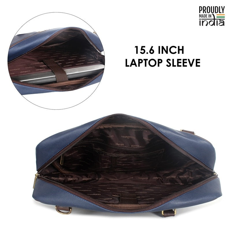 Clownfish Sapphire Faux Leather Bag - Travel