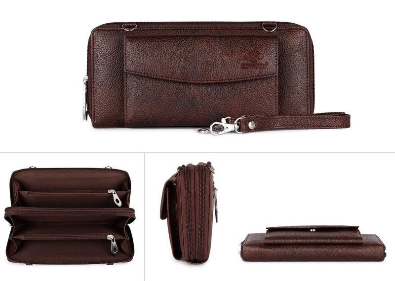 Clownfish Dark Brown Wallet - Office Essential