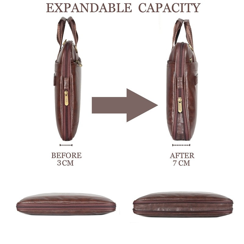 Clownfish Vegan Leather Briefcase - Travel Companion