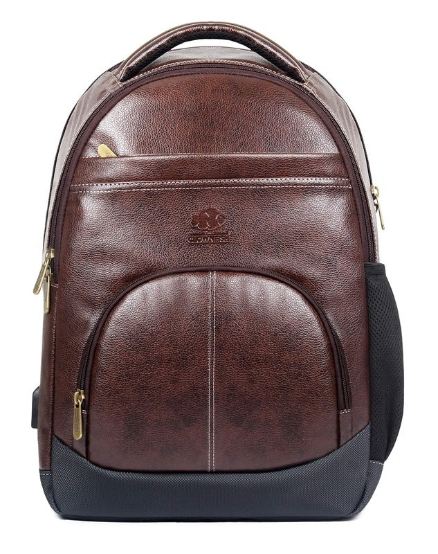 THE CLOWNFISH EliteGear Series 19 liters Faux Leather 15.6 inch Laptop – The Clownfish