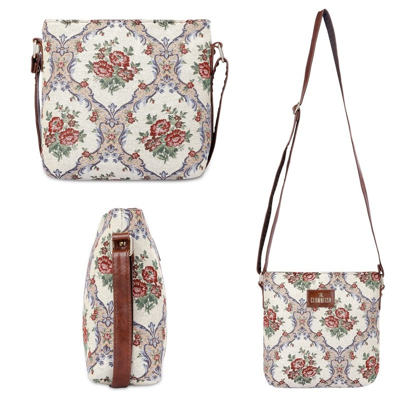 Clownfish Magenta Floral Sling - durable and chic