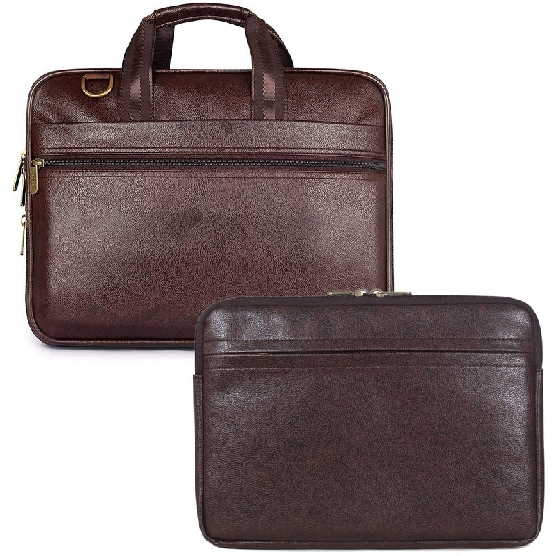 Clownfish Brown Laptop Bag - Perfect for Professionals
