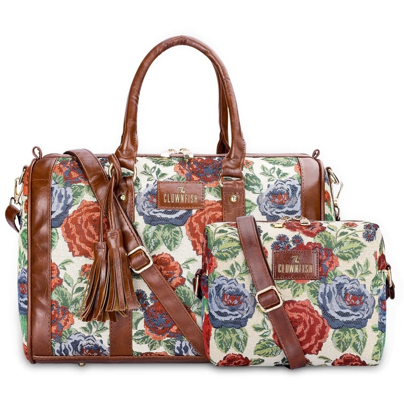 Clownfish Red-Floral Bag - Functional Accessory