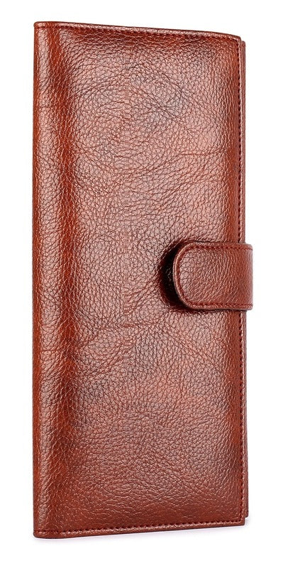 Clownfish Tan Passport Holder - Multi-compartment travel wallet