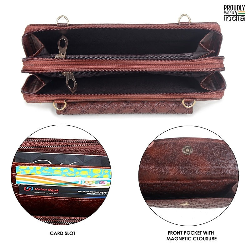 Clownfish Emerald Series Wallet - Elegant design for casual outings