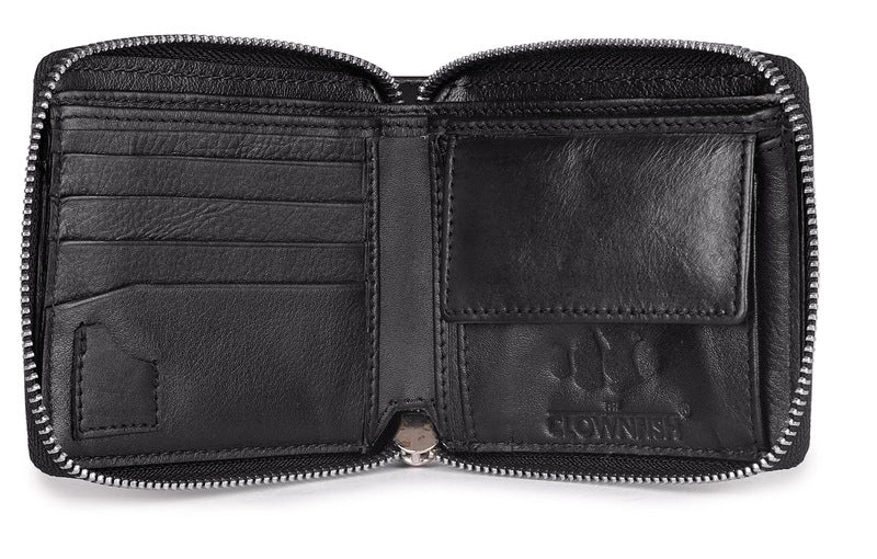 Clownfish leather bi-fold wallet - perfect for business