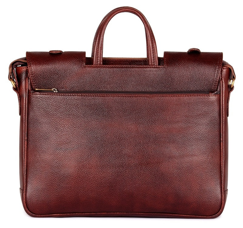 Clownfish Durable Leather Laptop Bag - Student's choice