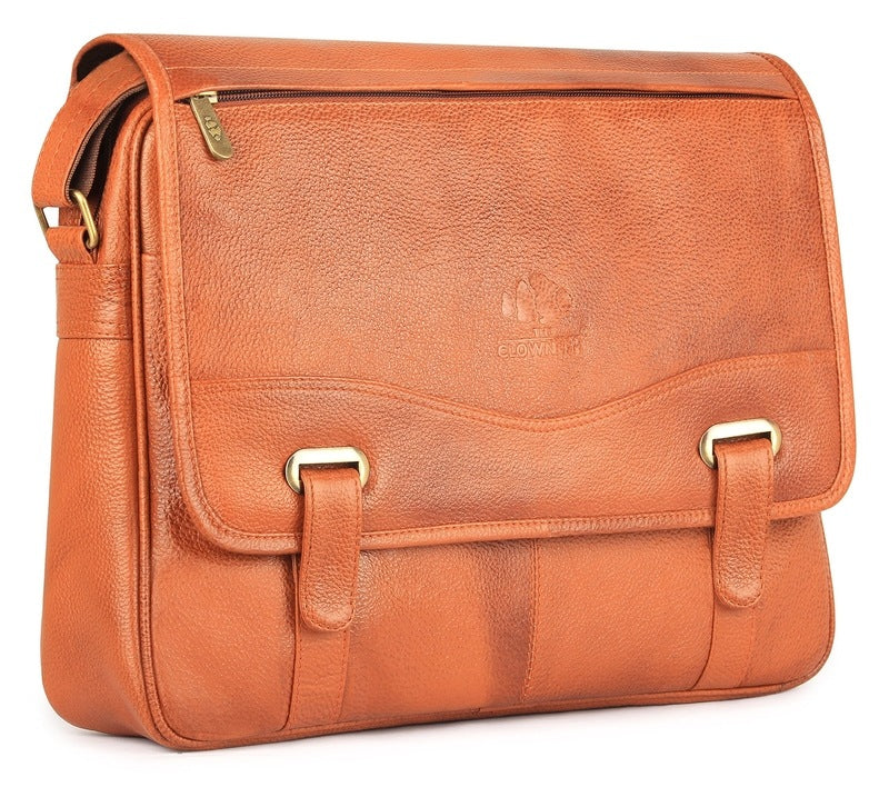 Clownfish Leather Laptop Bag - Casual Daily Commute