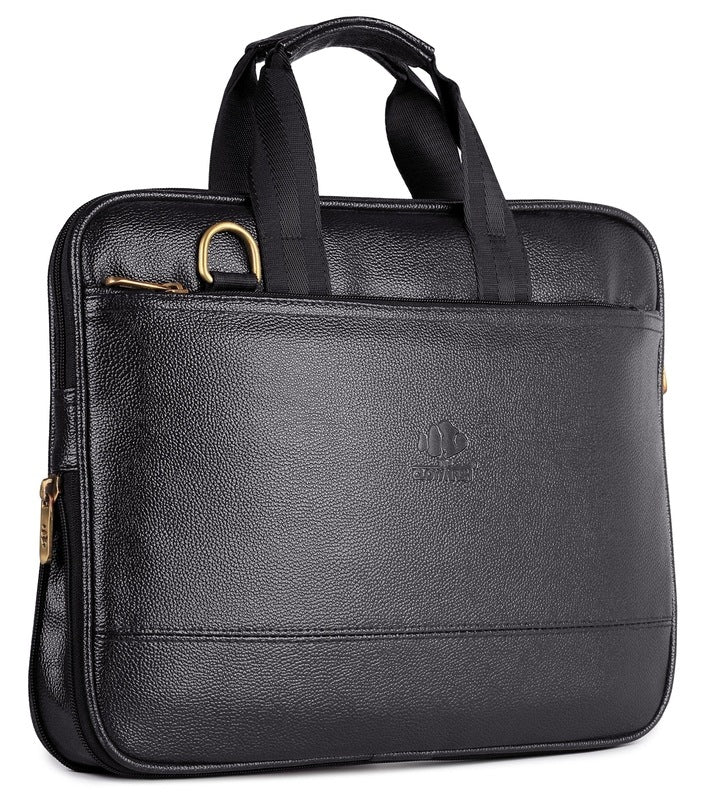 Clownfish Vegan Leather Briefcase - Business Meetings