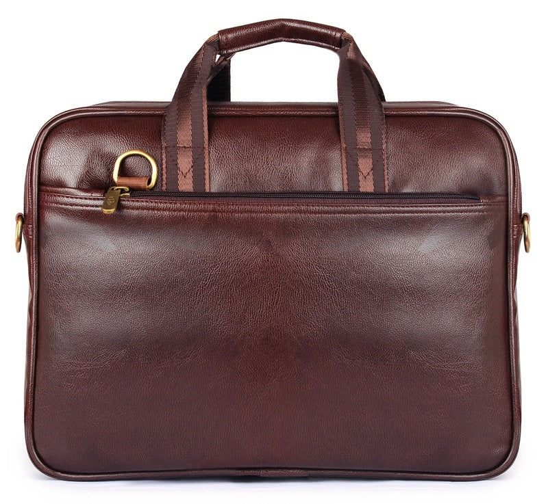 Clownfish Classic Laptop Bag - Durable Faux Leather Design