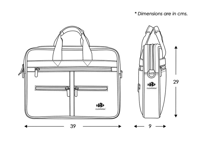 Clownfish Bellisimo Laptop Messenger Bag - Office Use