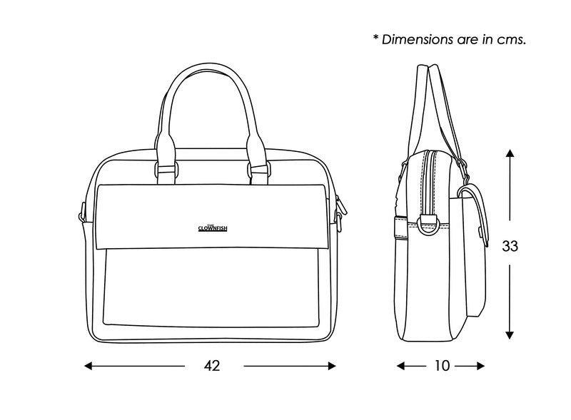 Clownfish Crocodilan Laptop Bag - Office Use