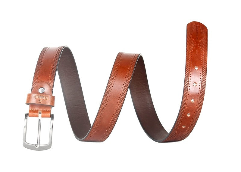 Clownfish Men's Genuine Leather Belt - Formal Outfit