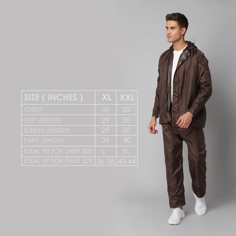 Clownfish men raincoat - biking in rain