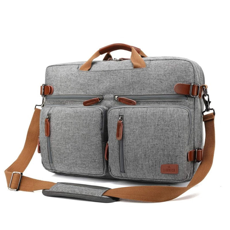 Clownfish Convertible Laptop Briefcase Backpack - for travel