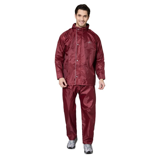Clownfish maroon rain suit - outdoor activities