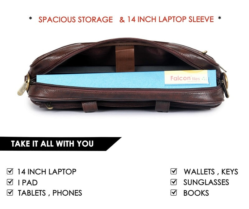 Clownfish laptop messenger bag - professional meeting