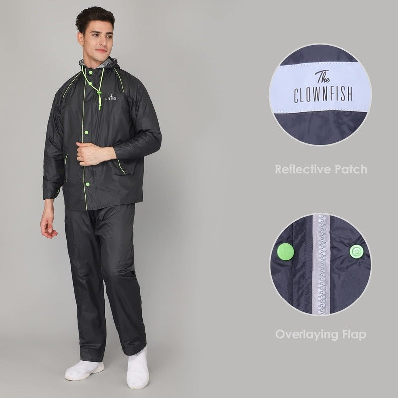 Clownfish rain coat - Biking in the rain