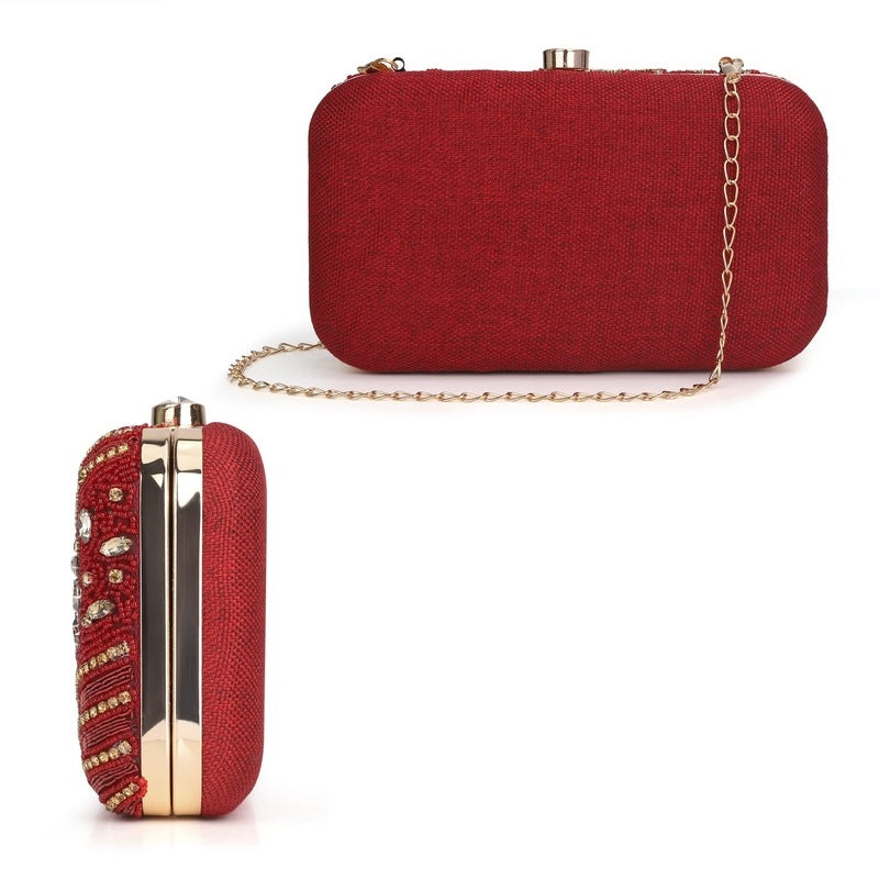 Clownfish Maroon Clutch - Accessory for Special Occasions