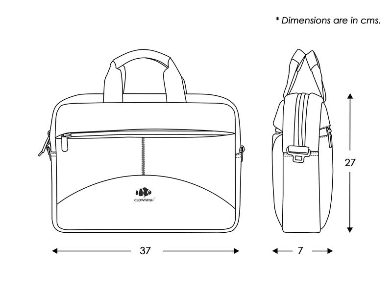 Clownfish Laptop Briefcase - Business Use