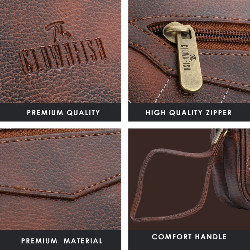 CLOWNFISH travel cash pouch - ideal for travel organization