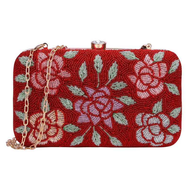 Norah Collection Women's Party Clutch Sling Wallet