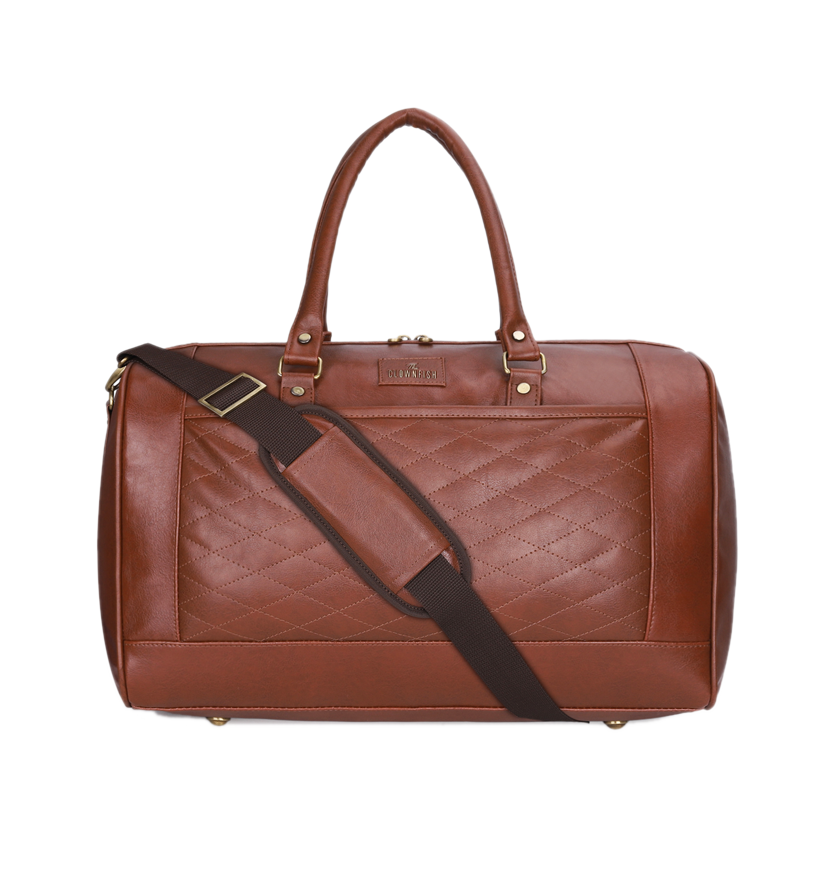Solace Series Vegan Leather 32 Litre Unisex Travel Duffle Bag